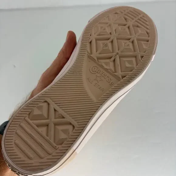 Converse Chuck Taylor All Star High Top Barely Rose Patent Leather Sneaker - Picture 10 of 10